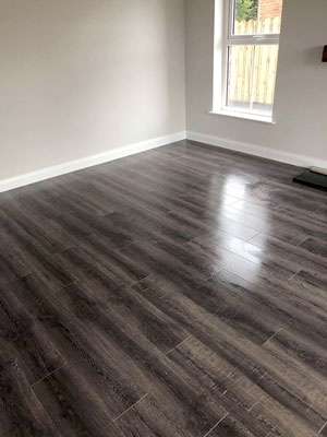 Living Room after a deep clean, mop and vacuuming